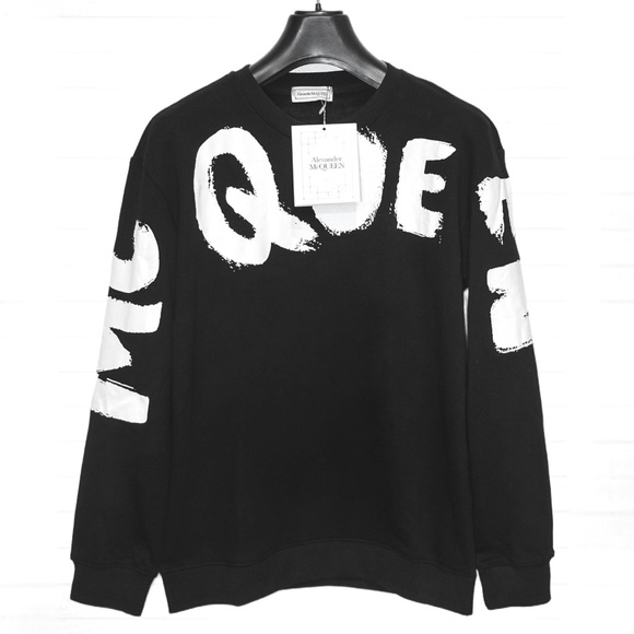 Alexander McQueen Other - Alexander McQueen Sweatshirt Graffiti Logo RARE